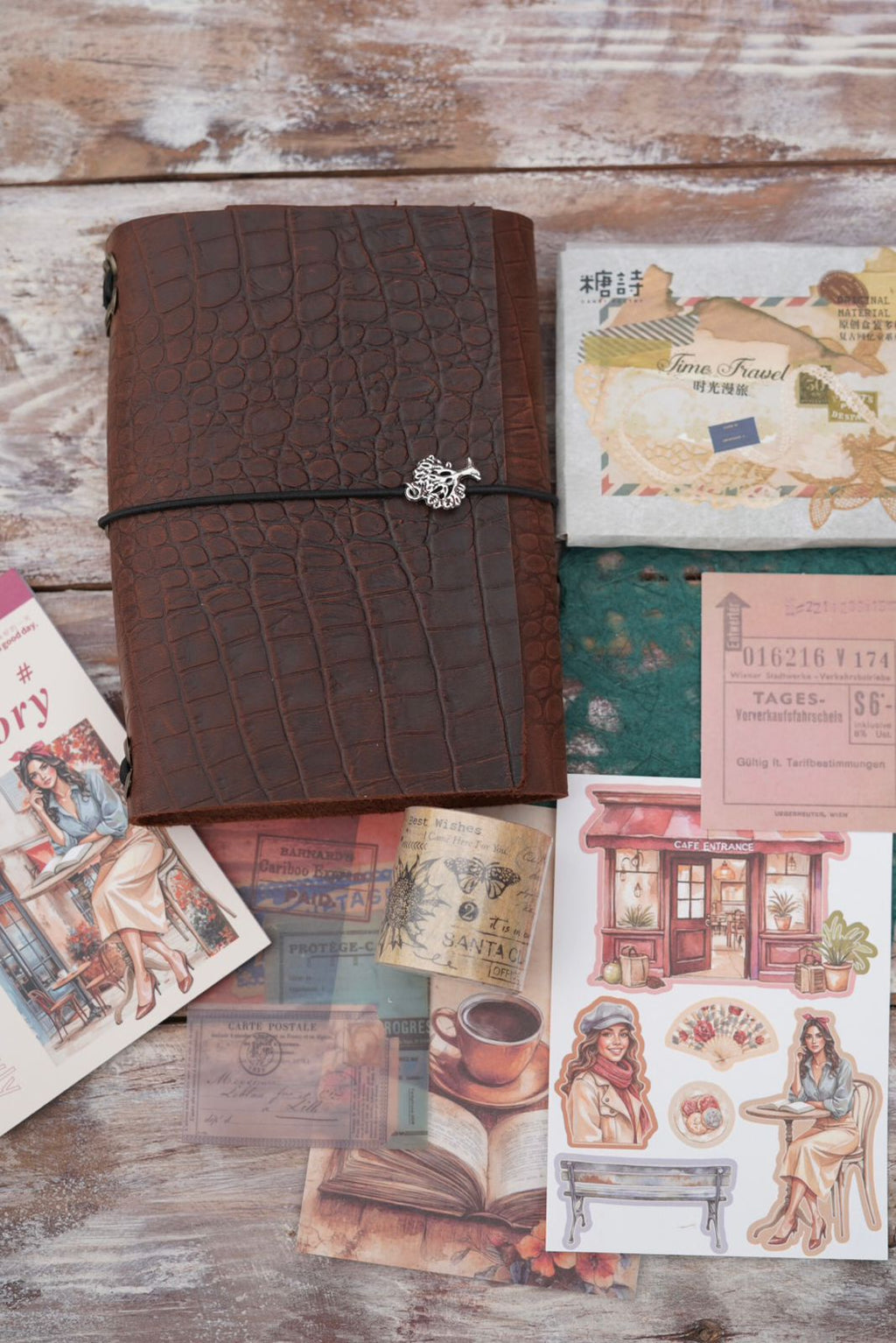 Journal Trifold Tamaño A7 (Tamaño XS) – Aldea Journal